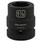 Dynamic 1" Drive Standard Socket, Black Phosphate, Tools 1-1/8" X 1" Drive, 6 Point Standard Length D025336 - alternate 4